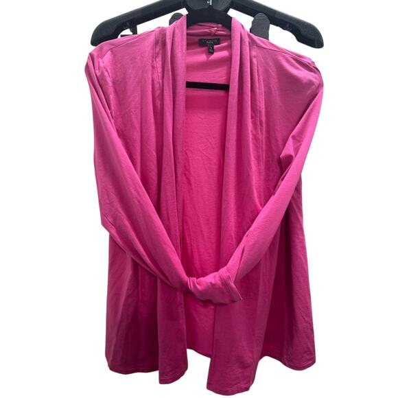 Talbots Vibrant Pink Women's Open Cardigan - Like New - Picture 1 of 7